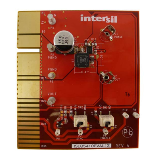 Renesas ISL85410EVAL1Z, User Manual