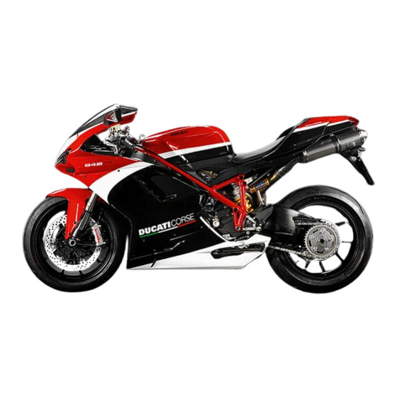 Ducati SPECIAL EDITION SUPERBIKE 848 EVO CORSE Owner's Manual