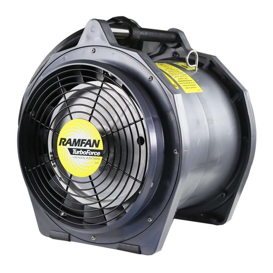Euramco RAMFAN FlowPath UB20 Series Manuals