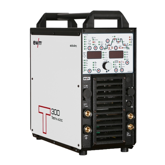 EWM Tetrix 300 Operating Instructions Manual
