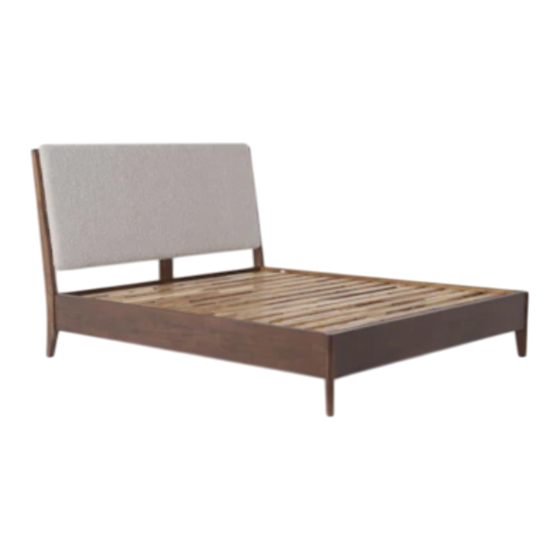 Living Spaces DRAPER DE-DRAP-BK01-US-UP-HB Assembly Instructions