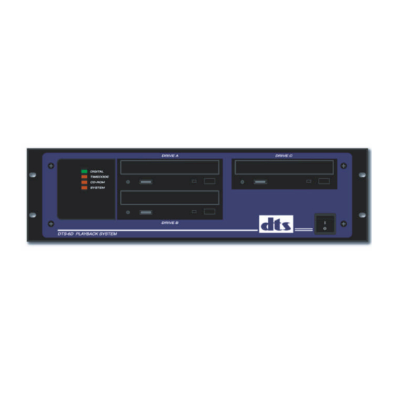 DTS -6D Installation And Operation Manual