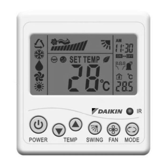 Daikin BRC50A62 Operating Manual