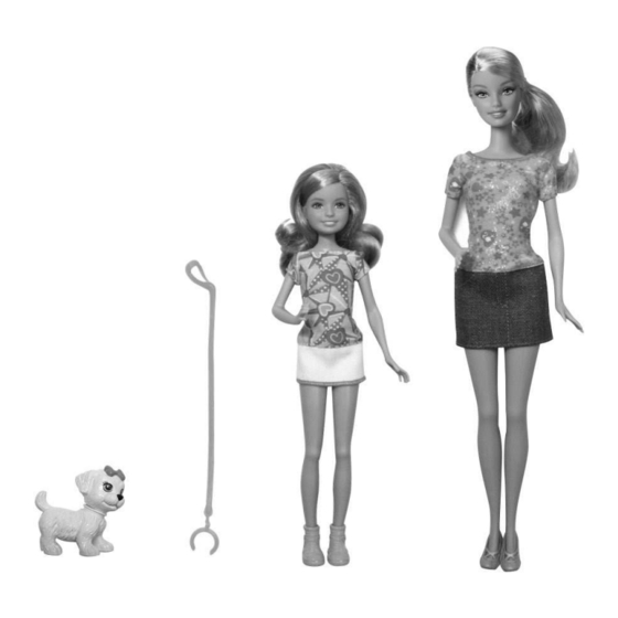 Mattel Barbie  W3285 Instructions