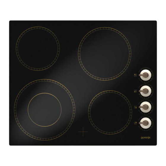 Gorenje ECK63 CLI Instructions For Use Manual