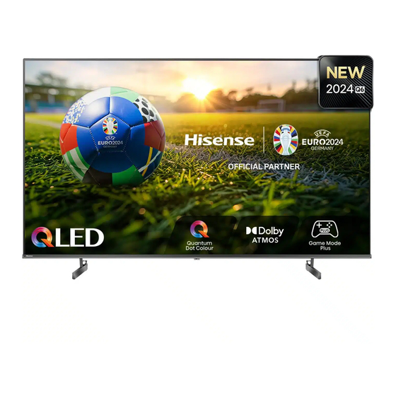 Hisense 43Q6NAU Quick Setup Manual