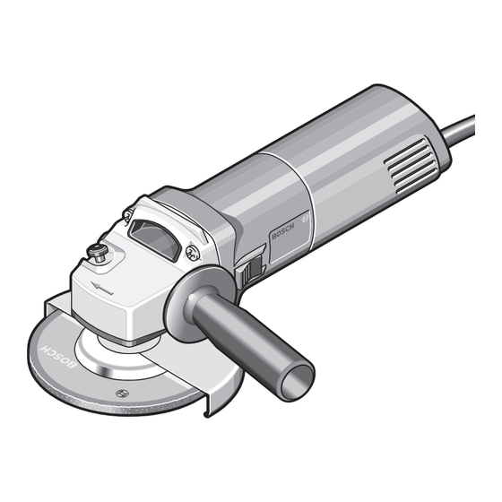 Bosch 1375A - Grinder Angle 4 1/2 Small 6 Amp Operating/Safety Instructions Manual