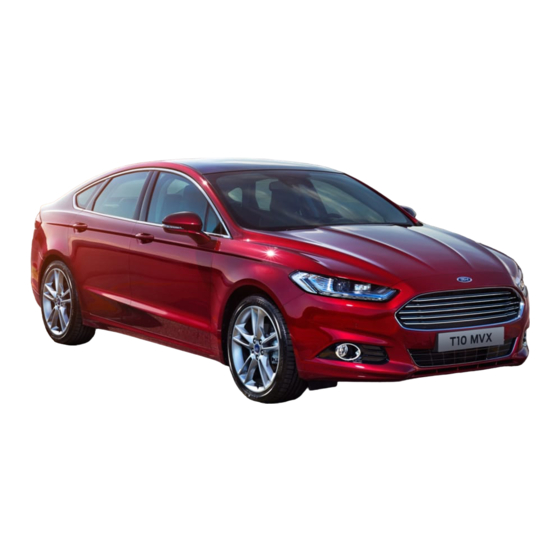 Ford 2014 Mondeo Owner's Manual
