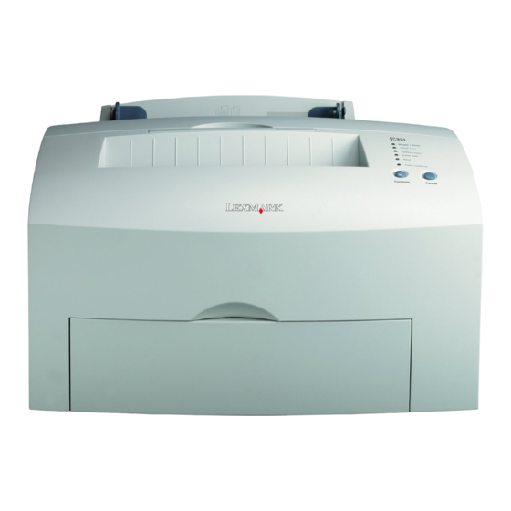 Lexmark E321 Setup Manual