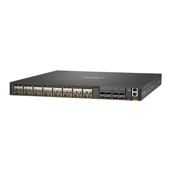 Aruba 8325 Series Installation And Getting Started Manual