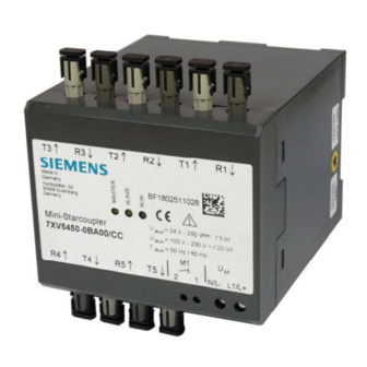 Siemens 7XV5450 0BA00 Manuals