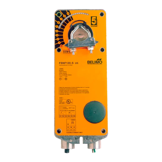 Belimo FSNF120 Series Replacement Manual