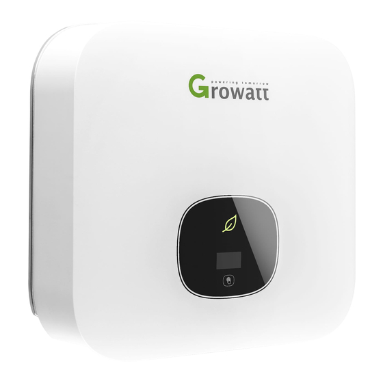 Growatt MIN 2500TL-XE Quick Manual