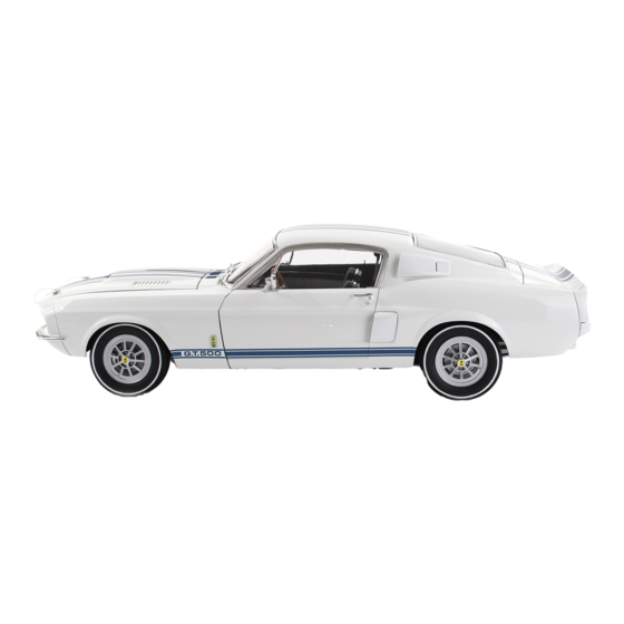 Agora SUPER SNAKE SHELBY GT500 Build Instructions