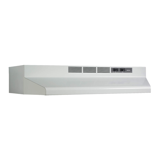 NuTone F402401 Instructions Manual