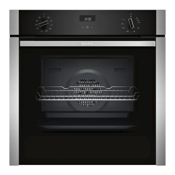 NEFF B3ACE2A.0 Built-in Oven Manuals