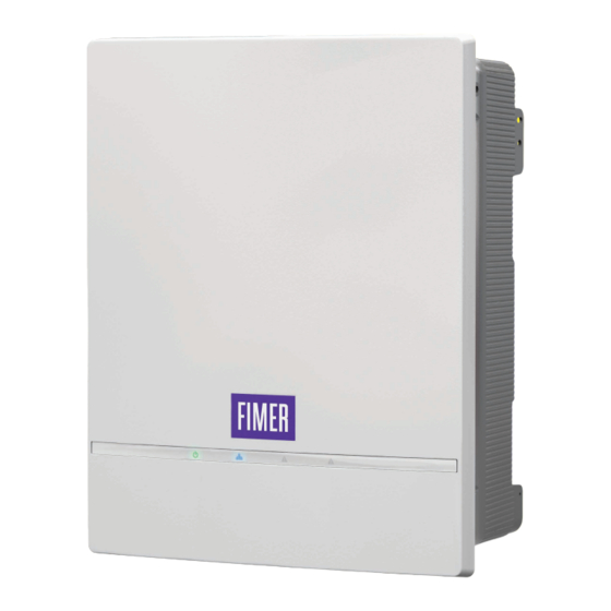 Fimer PVS-10-TL Quick Installation Manual