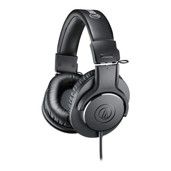 Audio Technica ATH-M20 BT Series Quick Start Manual