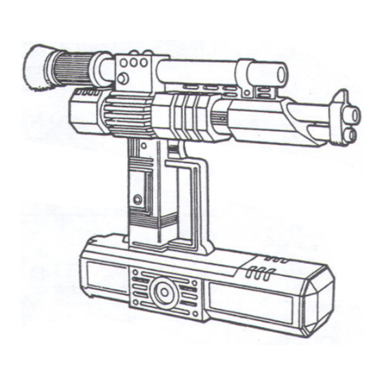 Mattel BRAVESTAR Neutra-Laser Weapon Instructions