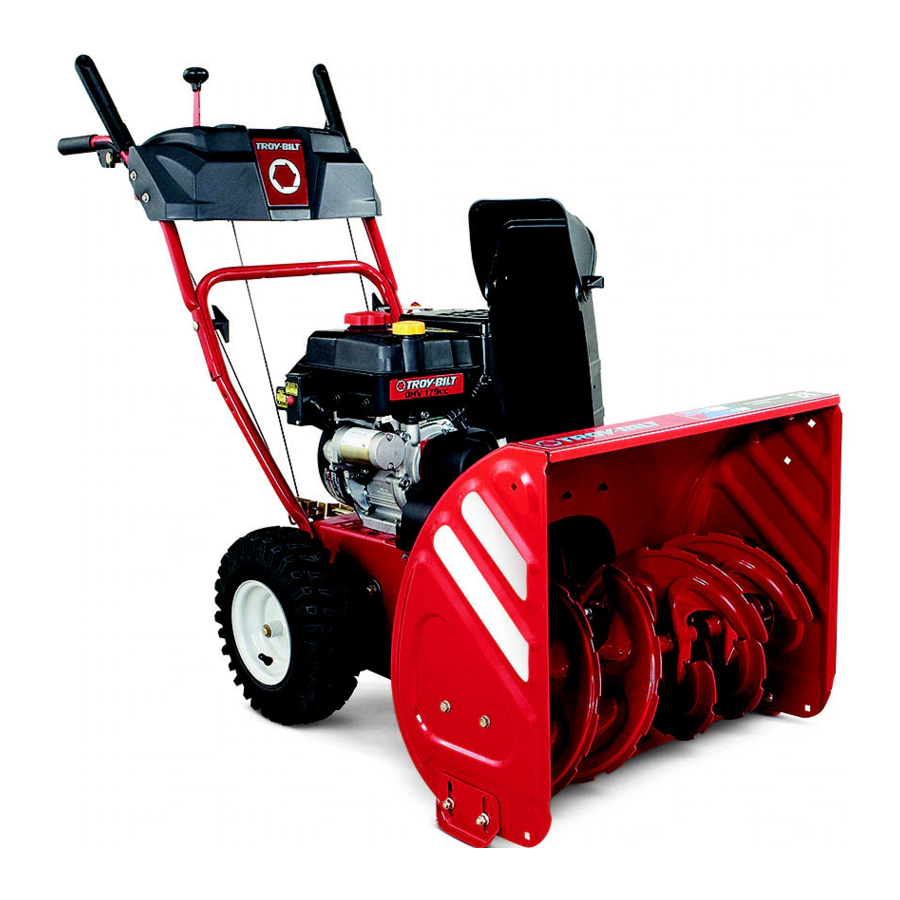 Troy-Bilt Storm 2410 - Two-Stage Snow Thrower Manual