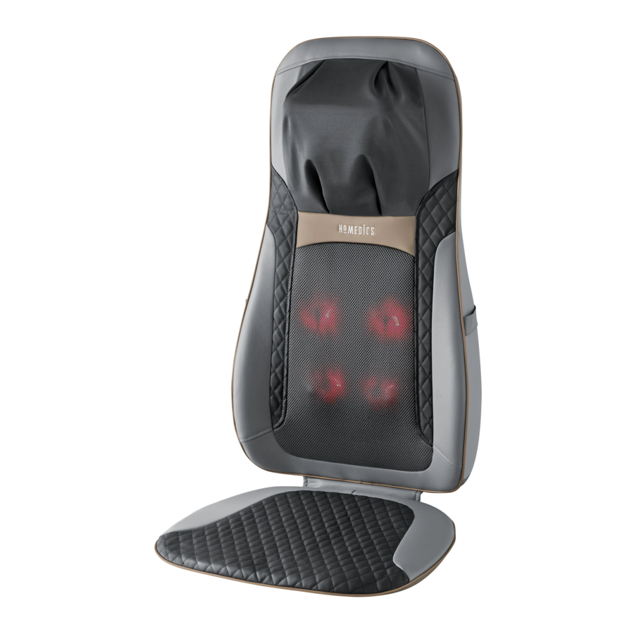 Homedics Shiatsu Elite II (MCS-845HJ) Manual