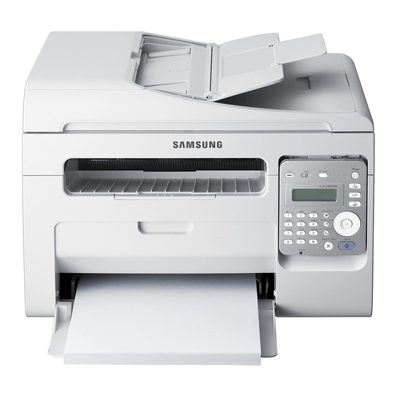 Samsung SCX-3405FW Quick Installation Manual