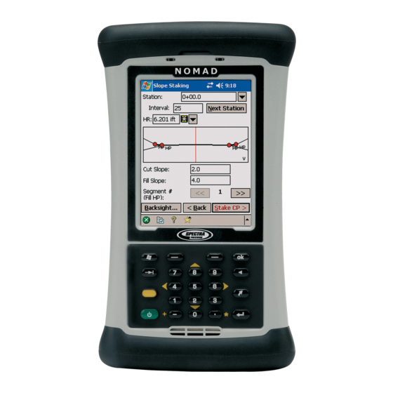 nomad 900 Series Getting Started Manual