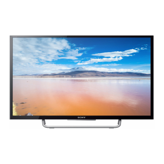 Sony Bravia KDL-­48W705C Manual