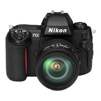 Nikon F100 - F 100 SLR Camera Instruction Manual