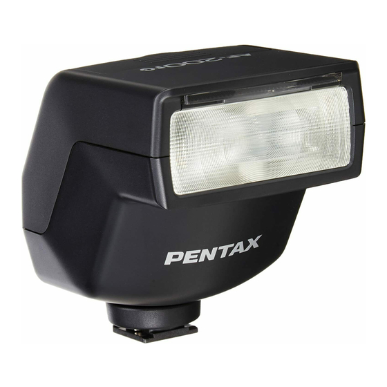 Pentax AF 200FG Operating Manual