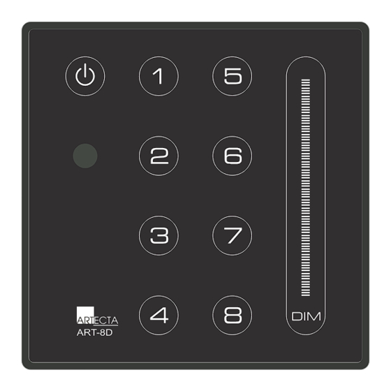 Artecta ART-8D A9915062 User Manual