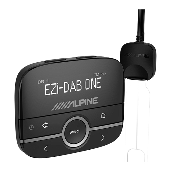Alpine EZi-DAB-ONE User Manual