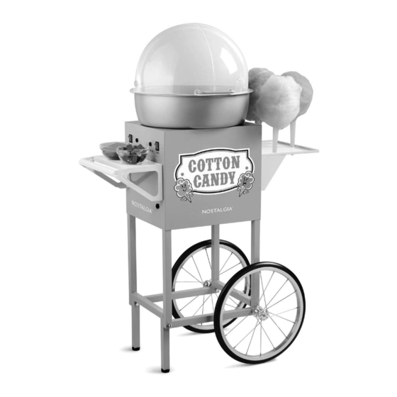 Nostalgia CCM600 Instructions And Recipes Manual