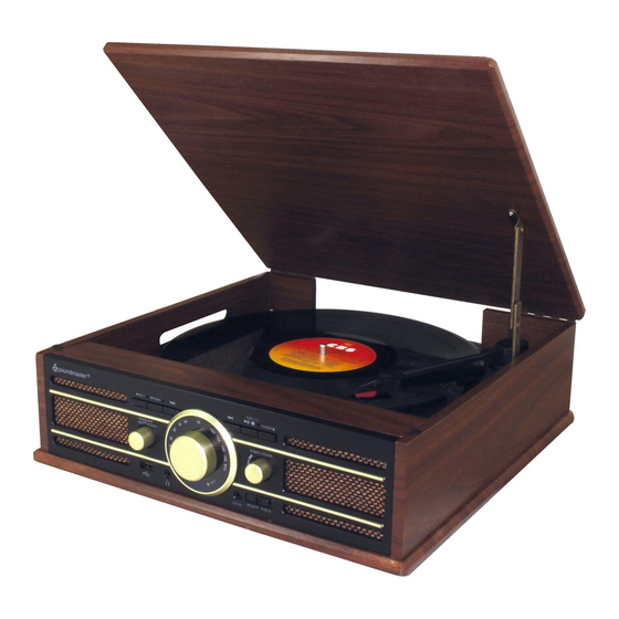 SOUNDMASTER PL550BR User Manual