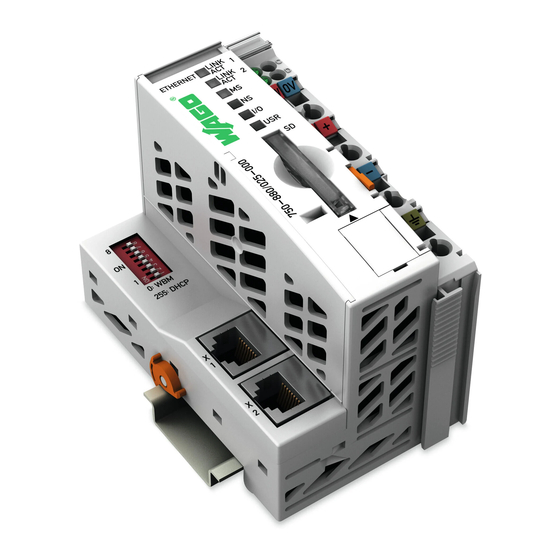 WAGO 750-880 Quickstart Reference