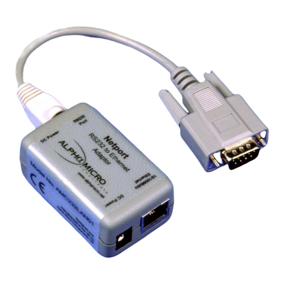Alpha Micro NetPort Manuals