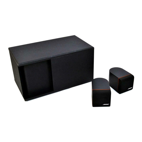 Bose Acoustimass 3 Owner's Manual