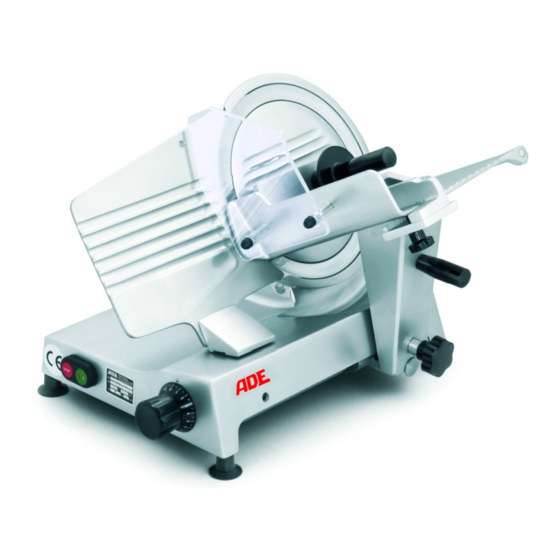ADE HANSEAT 250 Series Operating Manual