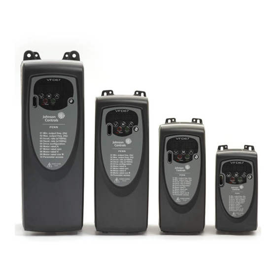 Johnson Controls VFD67 Quick Start Commissioning Manual