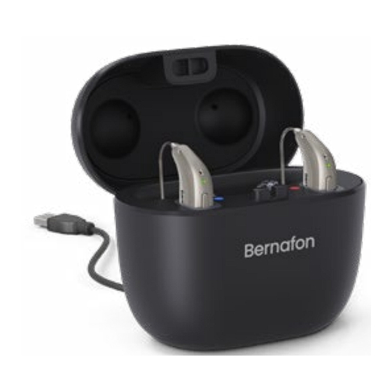 Bernafon Charger Plus miniRITE Instructions For Use Manual
