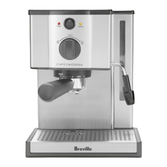 Breville Cafe Modena BES230 Instructions Manual