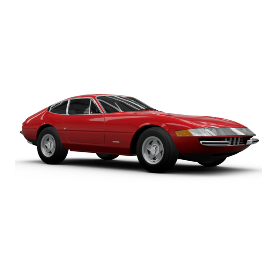 Ferrari 1972 365 GTB/4 Additional Model Instructions