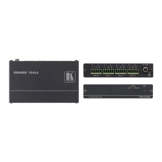 Kramer VM-3AN User Manual
