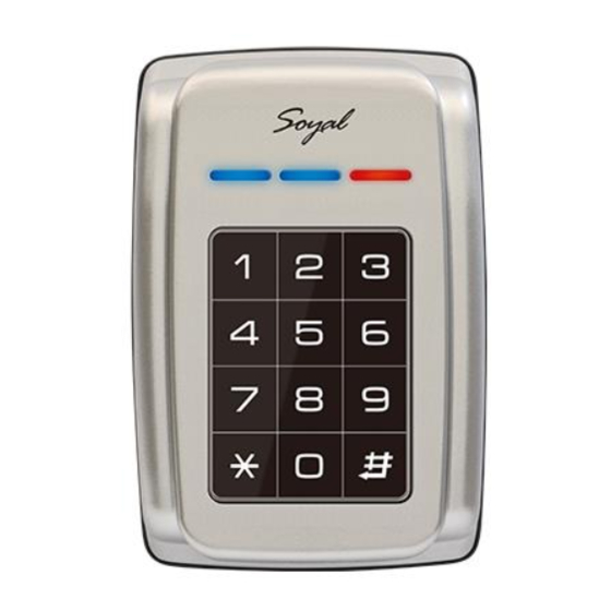 Soyal AR-321H Manual