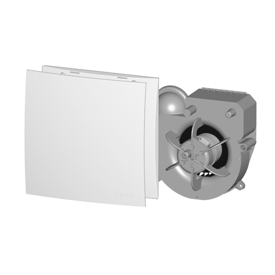 Maico ER-UP/GH Mounting And Operating Instructions