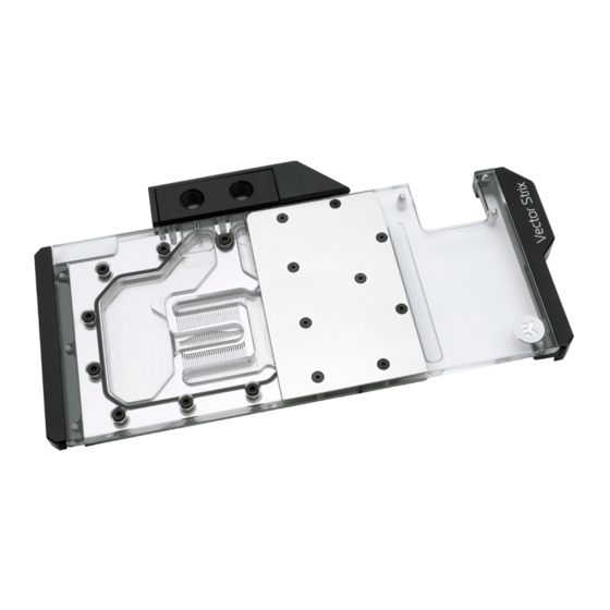 ekwb EK-Vector Strix RTX 2070 RGB Installation Manual