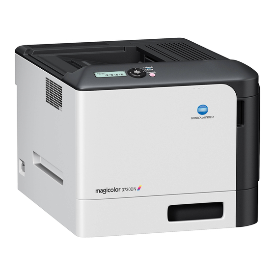 Konica Minolta magicolor 3730DN User Manual