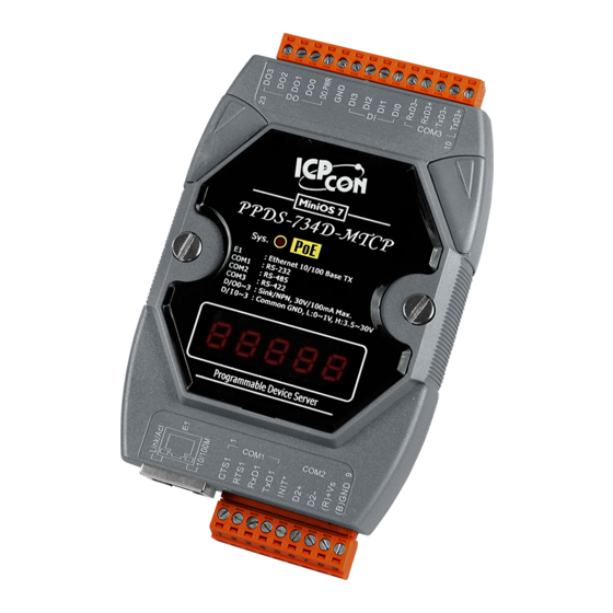 User Manuals: ICP DAS PDS-734D Device Server