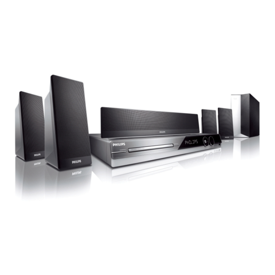 Philips HTS3545 Quick Start Manual