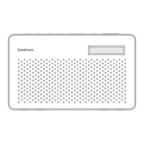 Goodmans CANVASAGRN User Manual